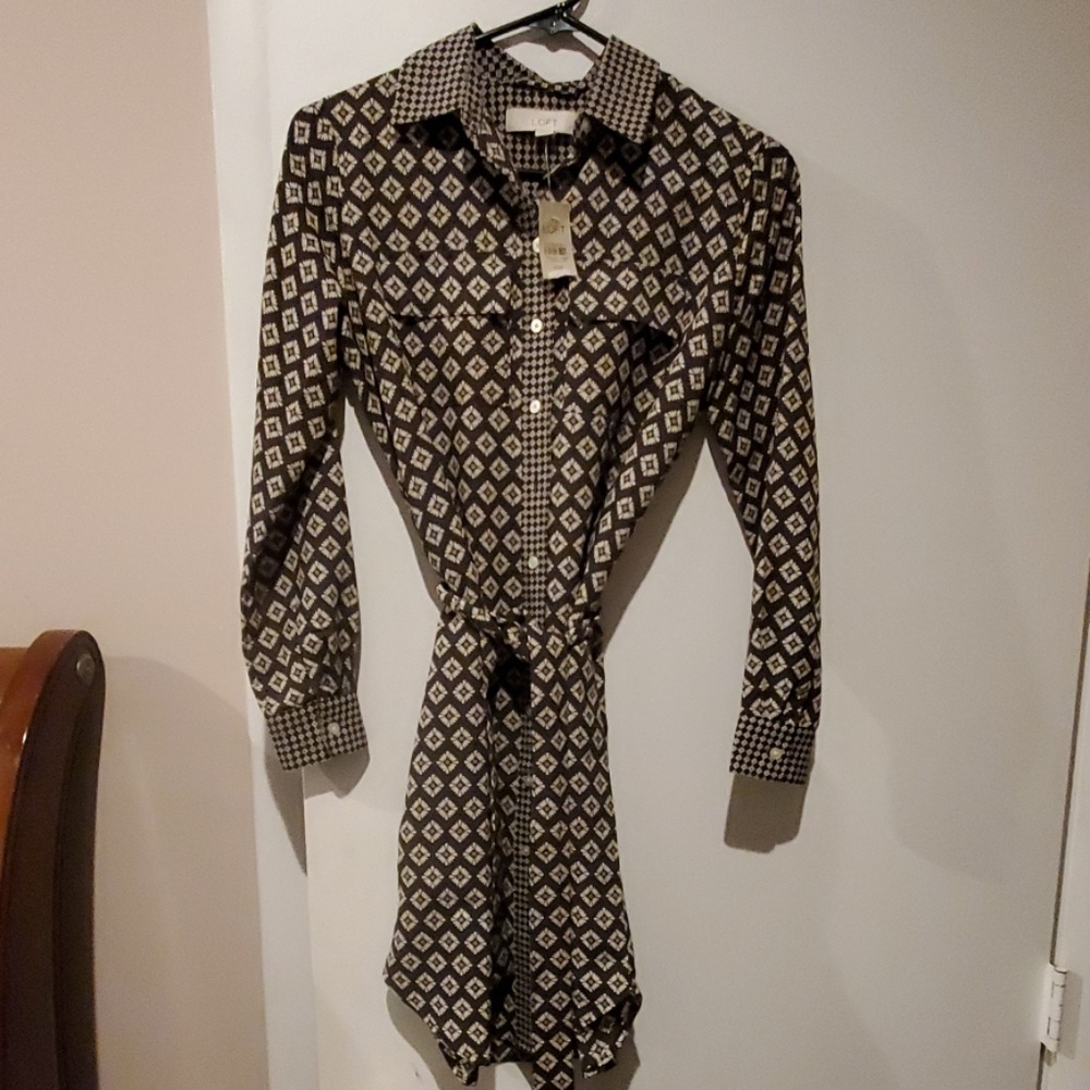 NWT Ann Taylor Loft belted dress